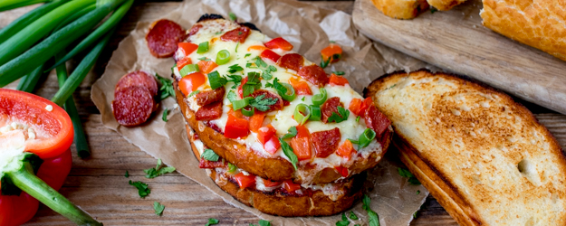 pepperoni pizza grilled cheese 1