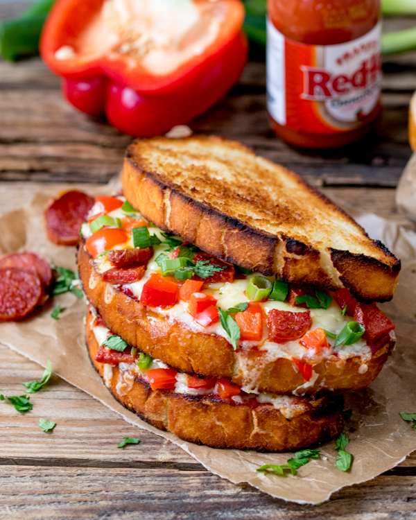 pepperoni pizza grilled cheese 2