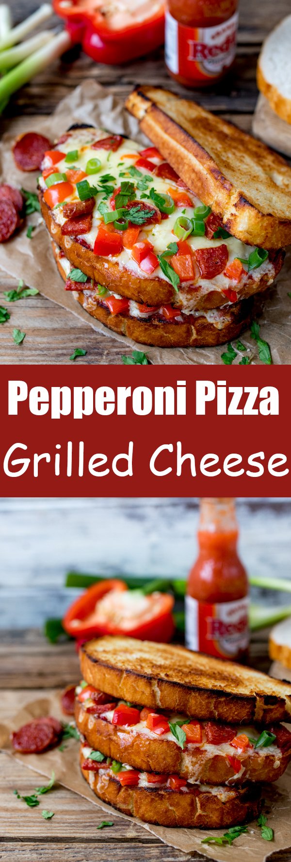 pepperoni pizza grilled cheese pin