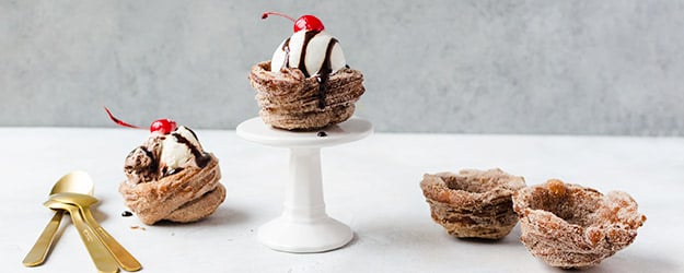 churro ice cream bowls 1