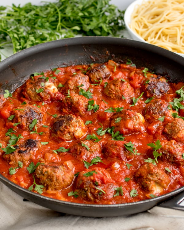 mozzarella stuffed meatballs 4