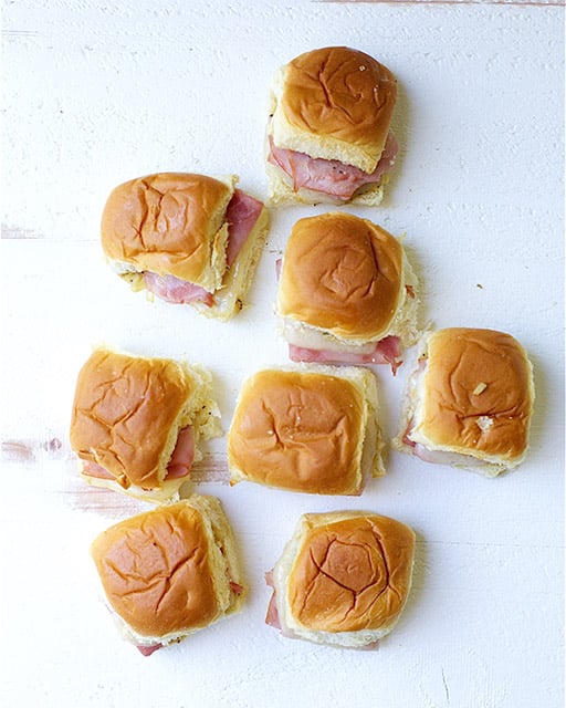 baked ham cheese mini sandwiches 2