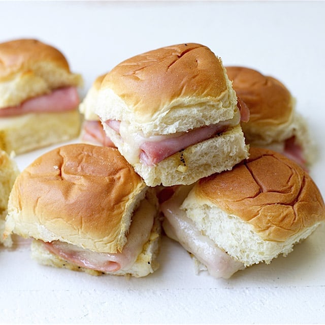 baked ham cheese mini sandwiches 4