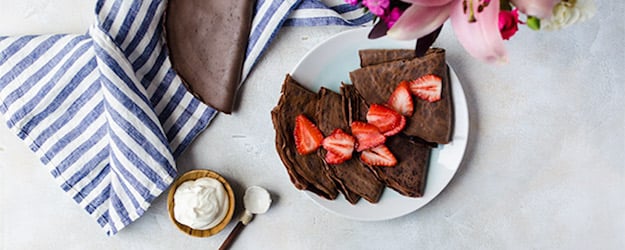 how to make chocolate crepes 1