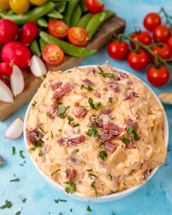 slow cooker reuben dip