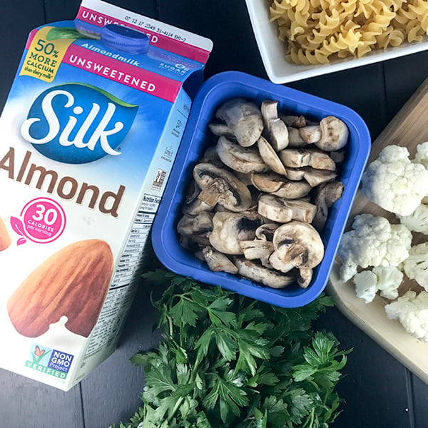 easy vegan mushroom alfredo 3