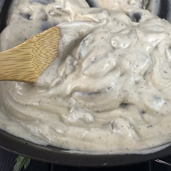 easy vegan mushroom alfredo 6