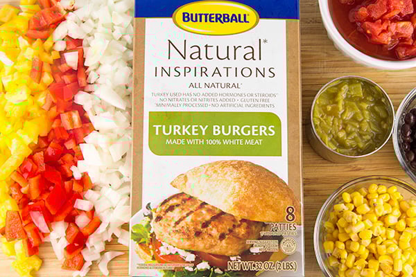 one pot cheesy turkey taco skillet 6