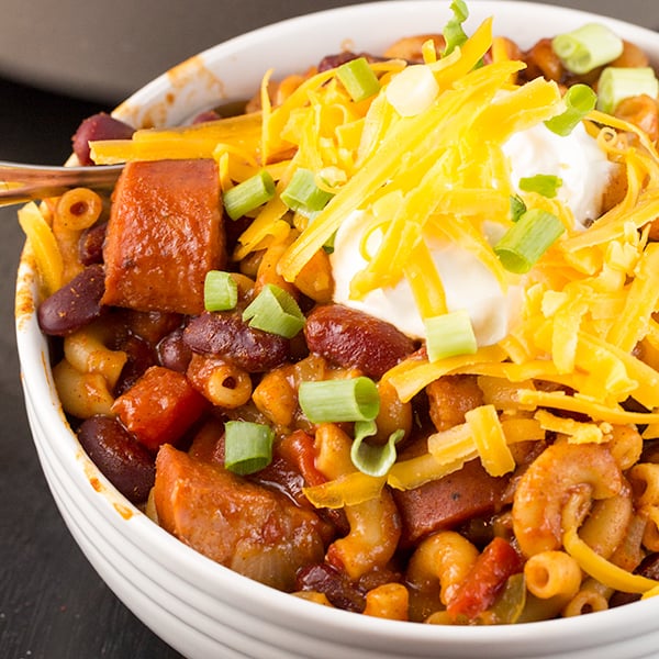 one pot spicy chili mac 7