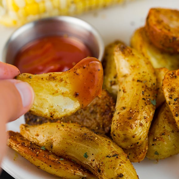 easy oven roasted fingerling potatoes 5