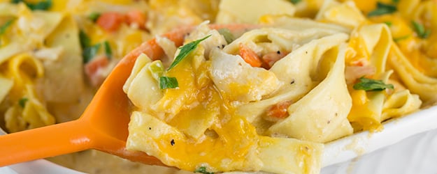 cheesy turkey noodle casserole 1