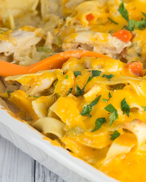 cheesy turkey noodle casserole 6