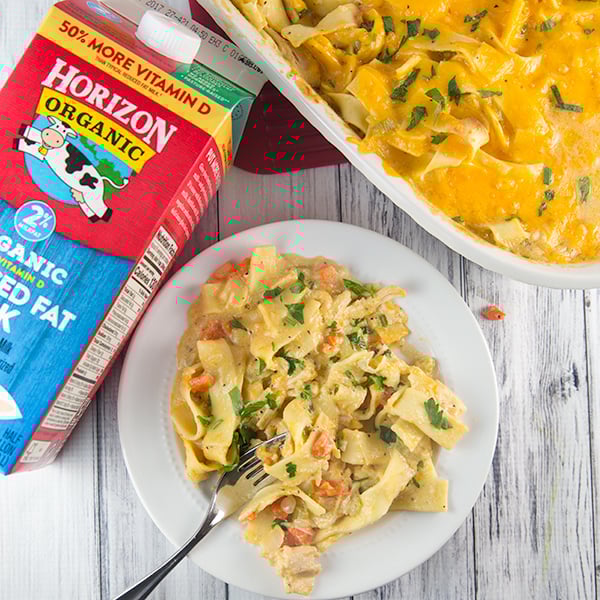 cheesy turkey noodle casserole 7
