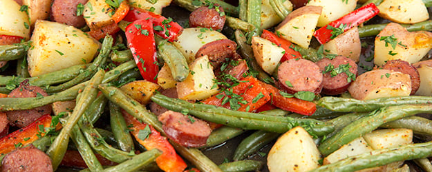 one pan sausage potatoes 1