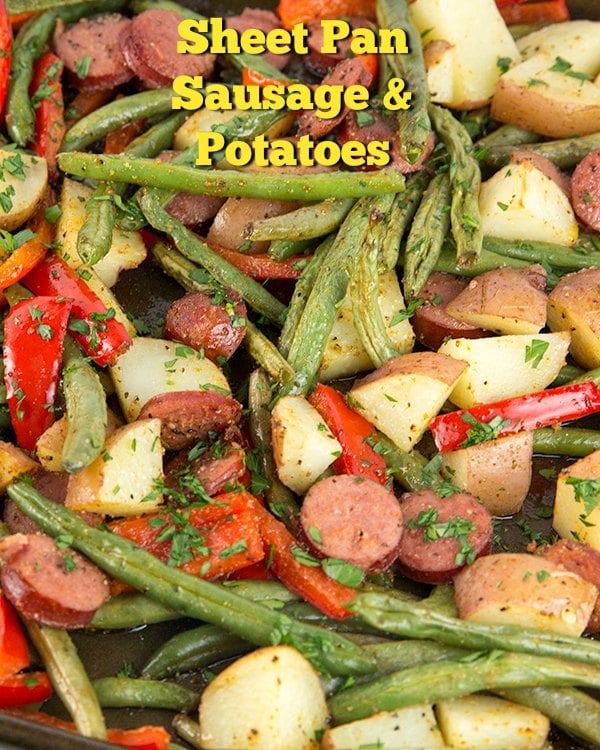 one pan sausage potatoes 4