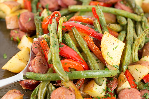 one pan sausage potatoes 5