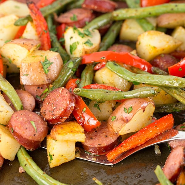 One Pan Sausage and Potatoes Recipe