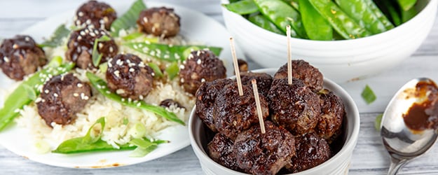 asian glazed meatballs 1