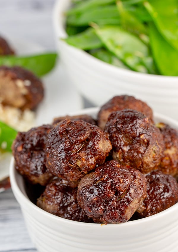 asian glazed meatballs 5