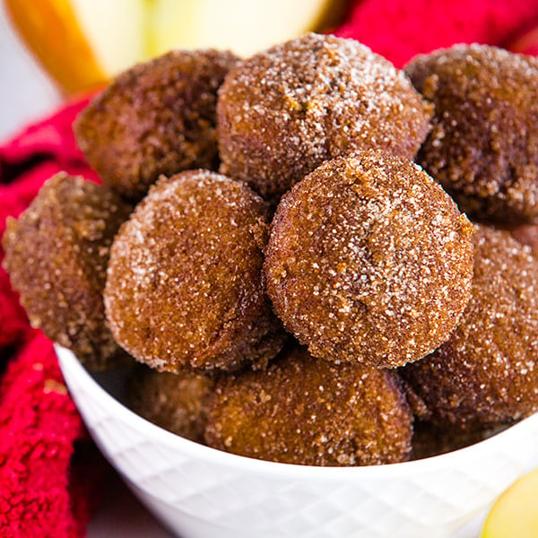 baked apple cider donut holes 5