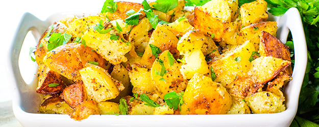 crispy parmesan roasted potatoes 1