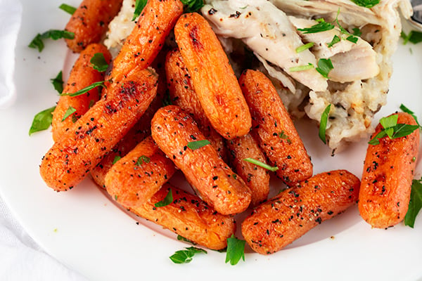 oven roasted baby carrots 4