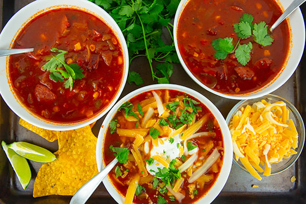 easy instant pot taco soup 3