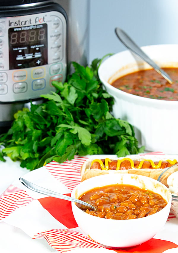 easy instant pot baked beans 4