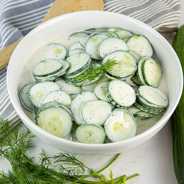 creamy cucumber salad 7