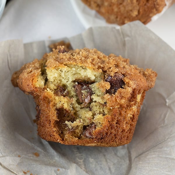 banana chocolate chip crumb muffins updated 8