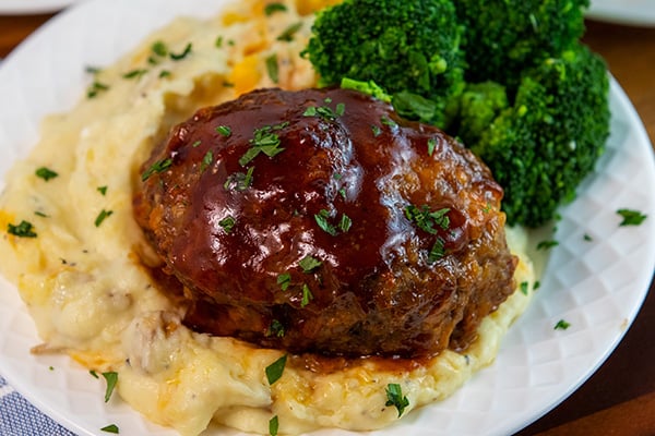 easy mini meatloaves cheese 2