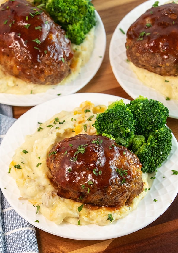 easy mini meatloaves cheese 3