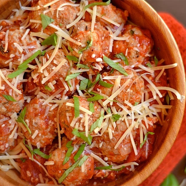 The Best Baked Turkey Meatballs in Sauce CenterCutCook