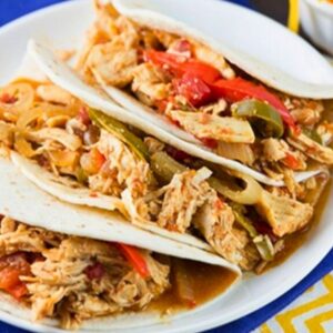 an easy recipe for crock pot chicken fajitas