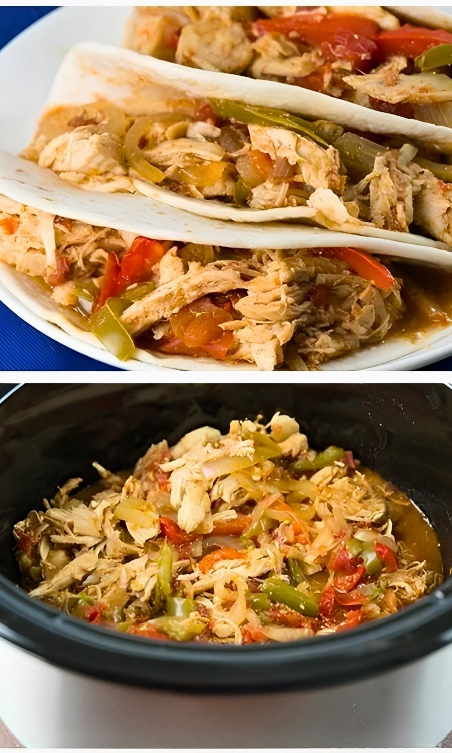 how to make chicken fajitas in the crock pot