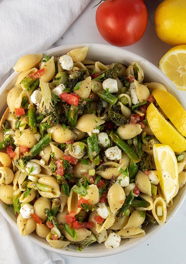 roasted vegetable pasta salad 5