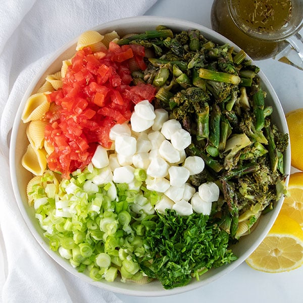 roasted vegetable pasta salad 7