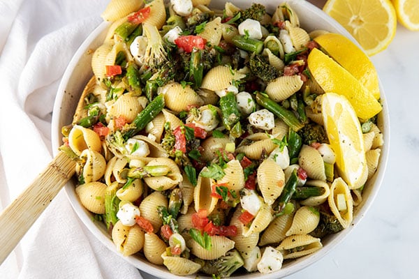 roasted vegetable pasta salad 8