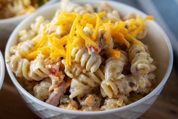 chicken bacon ranch pasta salad 8