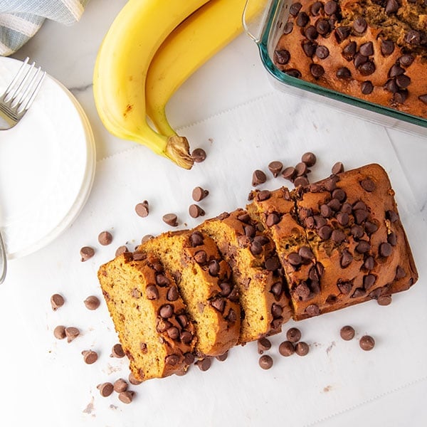 pumpkin banana bread chocolate chips 8