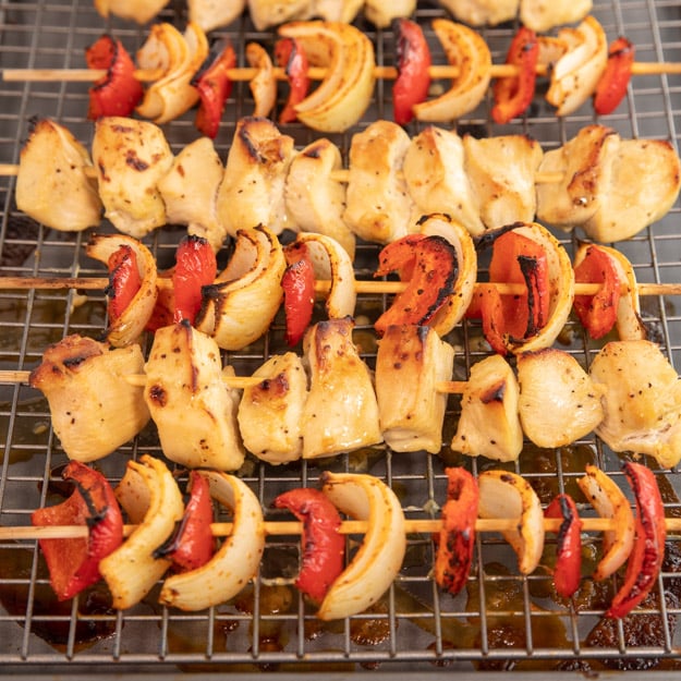 Chicken Skewers in the Oven - The Quick Journey