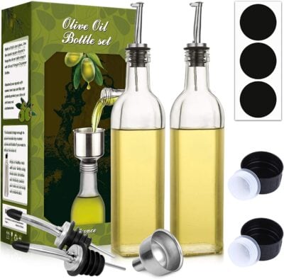 olive oil bottle set