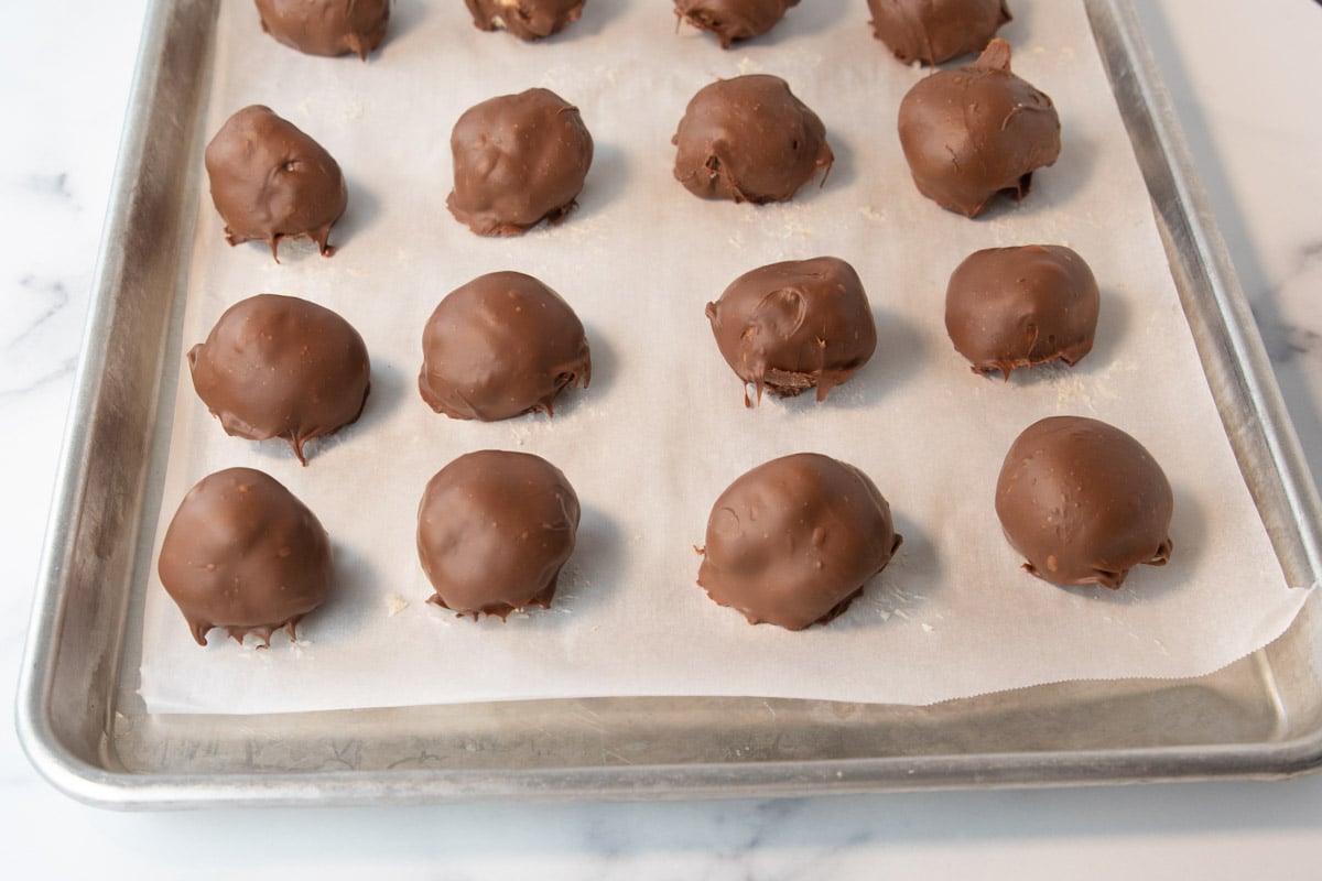 how to dip no bake cheesecake bites