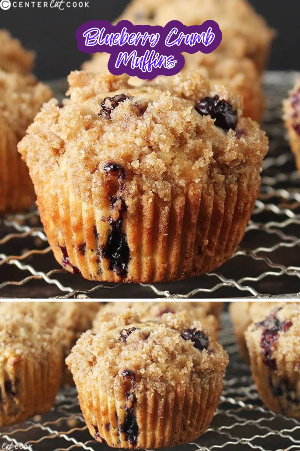 blueberry crumb muffin