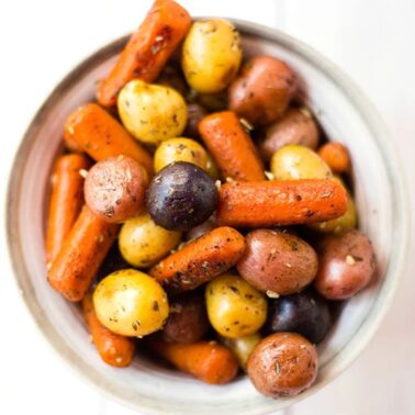 garlic roasted potatoes and carrots recipe