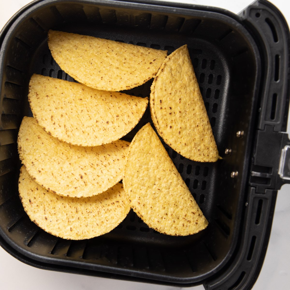 hard taco shells in air fryer