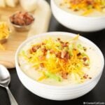 bowl of ultimate baked potato soup