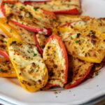 air fryer stuffed mini peppers