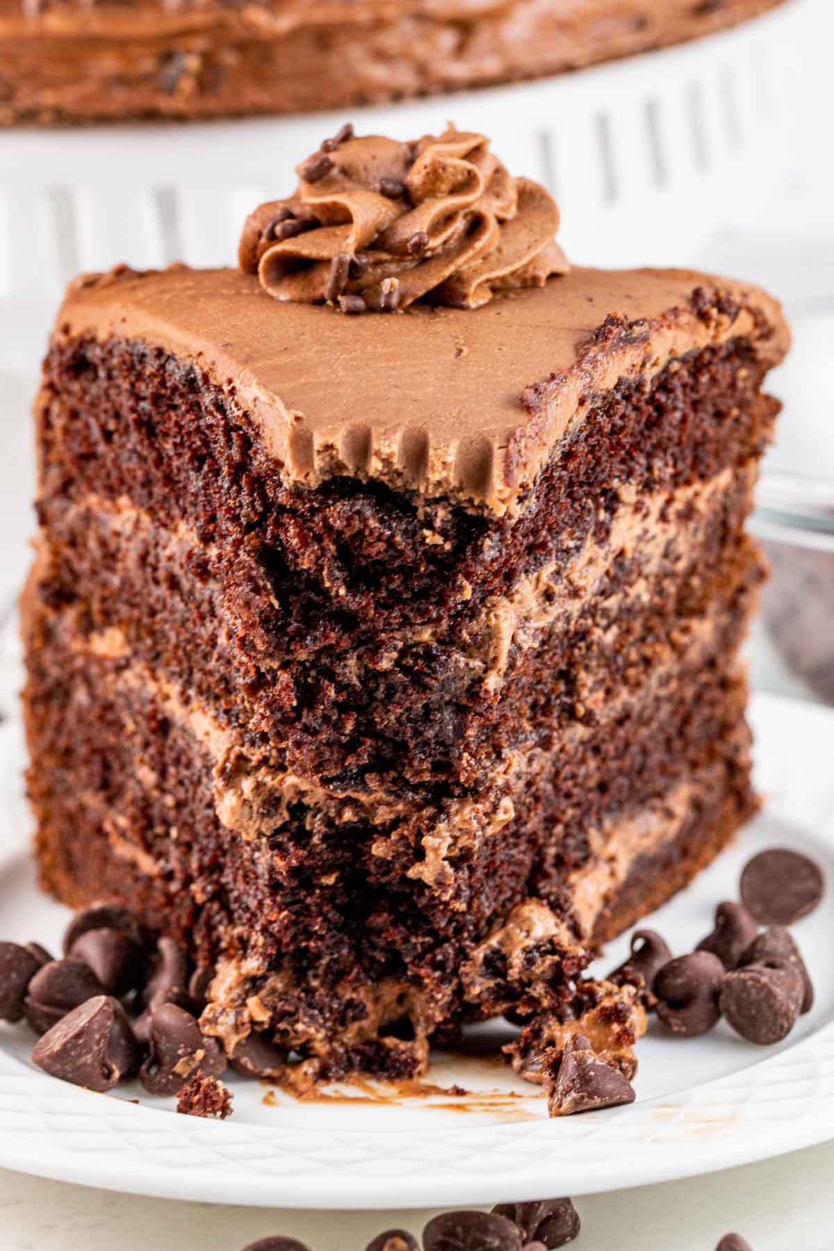 the best chocolate cake with filling