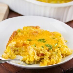 baked corn casserole for Thanksgiving